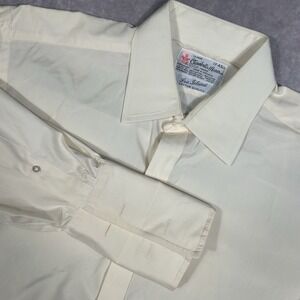 Turnbull & Asser Yellow Dress Shirt 17‎ - 43 Cm French Cuff Excellent Condition